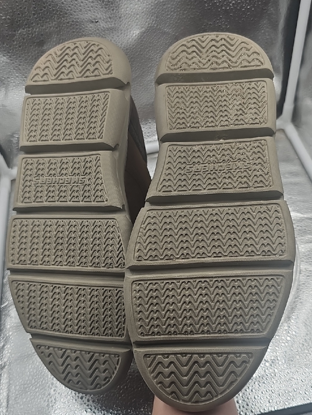 S Light And Dark Brown Skechers Slip-ins Size 11 - Picture 6 of 7